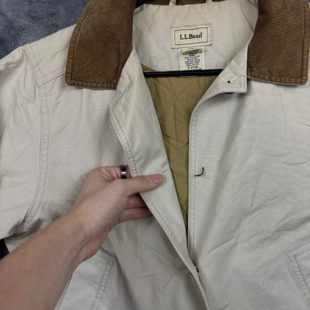 Lot Of 4 L.L. Bean Stratojal Barn Chore Coat Jackets Lined Mixed Sized - Picture 10 of 16